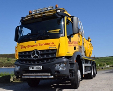 G K & N Services supply 2 Vacuum tankers to Billy Bowie Tankers