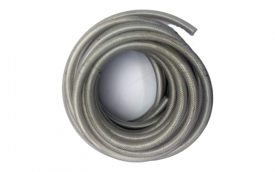 1/2 inch Clear Braided Discharge Hose per mtr