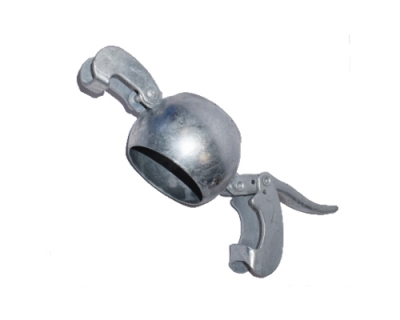 4 Inch Male Lever Lock Blanking End Cap with Clamp
