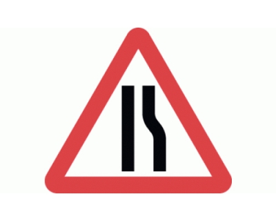 750mm Road Narrows (right) for cone