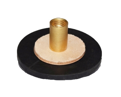 4 inch Lockfast rubber plunger comes with  2 leather washers