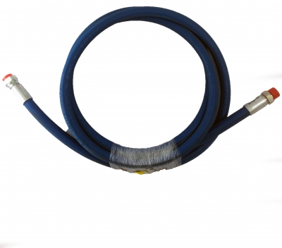 5mtrs x 1/2 inch Blue jetwash Leader Hose with m/f ends